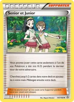 Carte Pokémon Senior et Junior