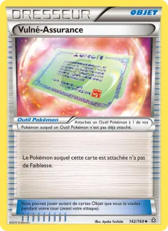 Photo carte Pokemon Vulné-Assurance Primo-Choc 142/160