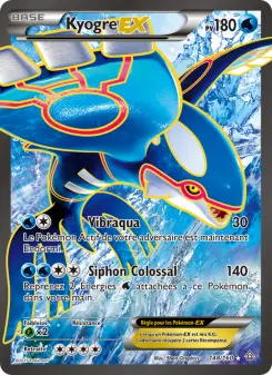 Carte Pokémon Kyogre EX