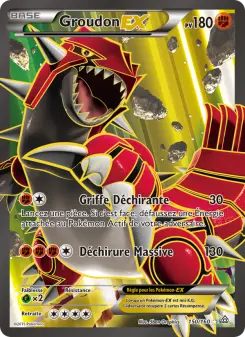 Carte Pokémon Groudon EX