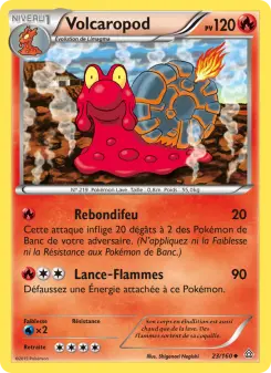 Photo carte Pokemon Volcaropod Primo-Choc 23/160