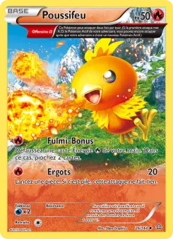 Photo carte Pokemon Poussifeu Primo-Choc 26/160