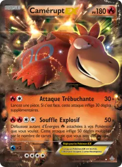Carte Pokémon Camérupt EX
