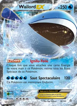 Carte Pokémon Wailord EX