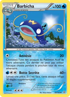 Carte Pokémon Barbicha