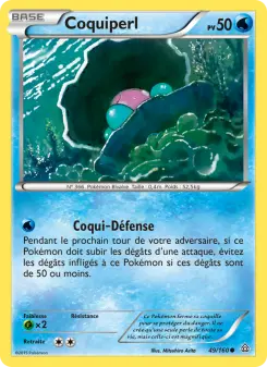 Carte Pokémon Coquiperl
