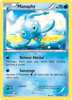 Photo carte Pokemon Manaphy Primo-Choc 56/160