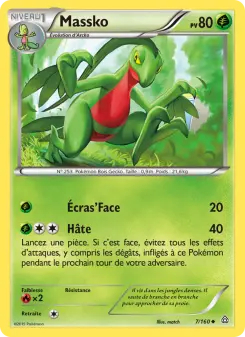 Photo carte Pokemon Massko Primo-Choc 7/160