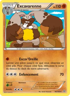 Photo carte Pokemon Excavarenne Primo-Choc 90/160