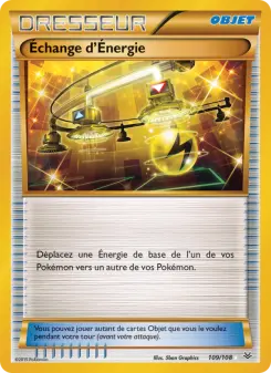 Carte Pokémon Échange d'Énergie