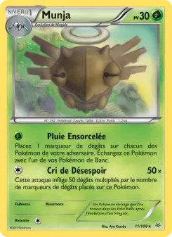 Carte Pokémon Munja