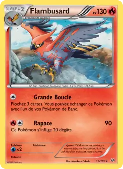 Carte Pokémon Flambusard