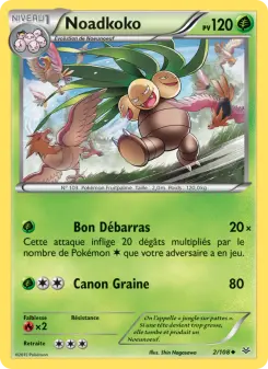 Photo carte Pokemon Noadkoko Ciel Rugissant 2/108