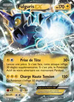 Carte Pokémon Fulguris EX