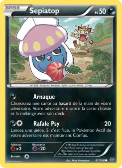 Carte Pokémon Sepiatop
