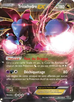 Carte Pokémon Trioxhydre EX