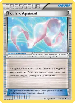 Photo carte Pokemon Foulard Apaisant Ciel Rugissant 84/108