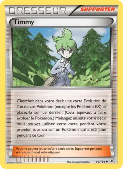 Carte Pokémon Timmy