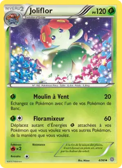 Photo carte Pokemon Joliflor Origines Antiques 4/98