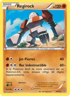 Photo carte Pokemon Regirock Origines Antiques 40/98