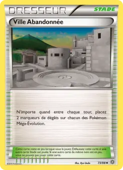 Photo carte Pokemon Ville Abandonnée Origines Antiques 73/98