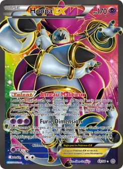Photo carte Pokemon Hoopa EX Origines Antiques 89/98