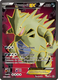 Carte Pokémon Tyranocif EX