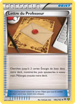 Carte Pokémon Lettre du Professeur