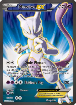 Carte Pokémon Mewtwo EX