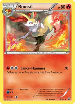 Photo carte Pokemon Roussil Impulsion Turbo 26/162