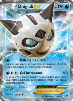 Carte Pokémon Oniglali EX