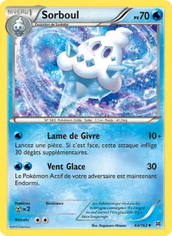 Carte Pokémon Sorboul