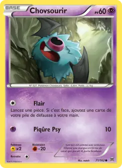 Carte Pokémon Chovsourir