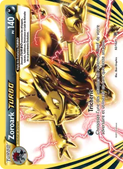 Photo carte Pokemon Zoroark TURBO Impulsion Turbo 92/162