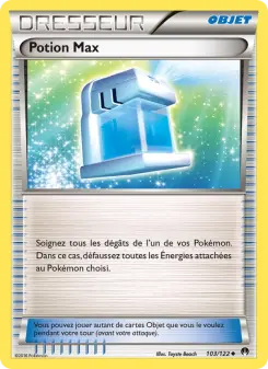 Carte Pokémon Potion Max
