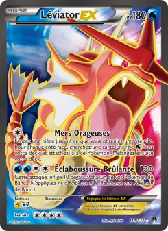 Carte Pokémon Léviator EX