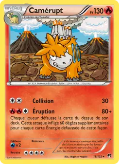 Carte Pokémon Camérupt