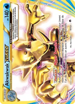 Photo carte Pokemon Akwakwak TURBO Rupture Turbo 18/122