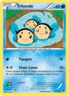 Carte Pokémon Tritonde
