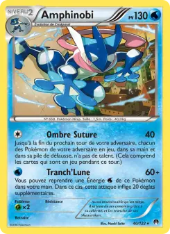 Photo carte Pokemon Amphinobi Rupture Turbo 40/122