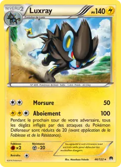 Photo carte Pokemon Luxray Rupture Turbo 46/122