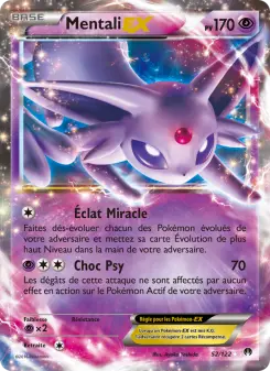 Carte Pokémon Mentali EX