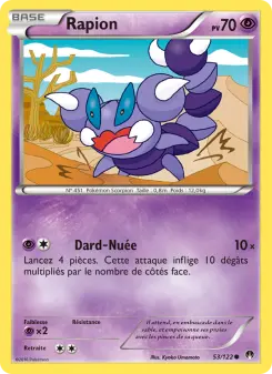 Carte Pokémon Rapion
