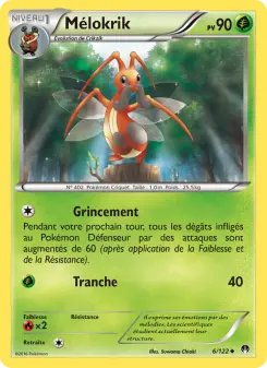 Photo carte Pokemon Mélokrik Rupture Turbo 6/122