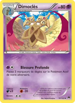 Carte Pokémon Dimoclès