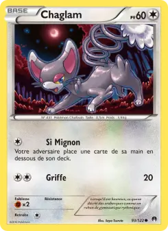 Carte Pokémon Chaglam