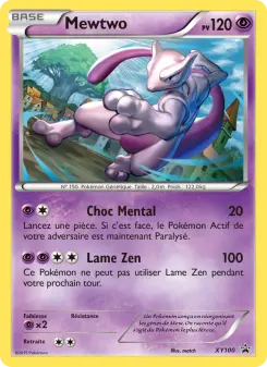 Photo carte Pokemon Mewtwo Promo XY XY100/211