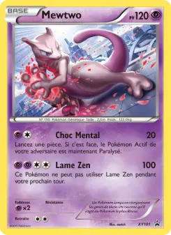 Photo carte Pokemon Mewtwo Promo XY XY101/211