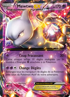 Photo carte Pokemon Mewtwo EX Promo XY XY107/211