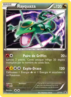 Photo carte Pokemon Rayquaza Promo XY XY141/211